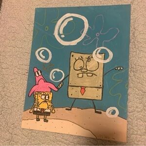 SpongeBob and Patrick Art Print